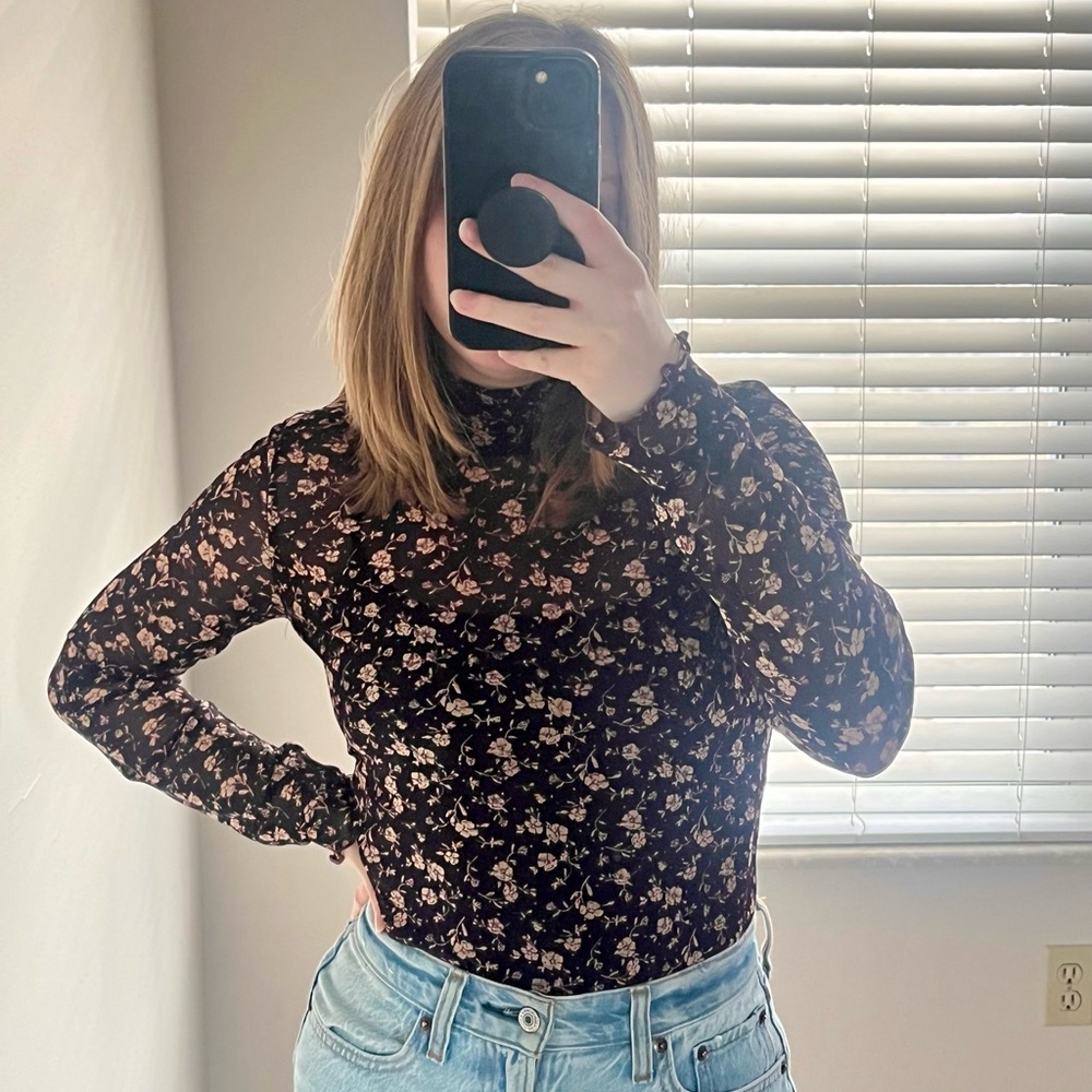 Floral Long Sleeve Top
